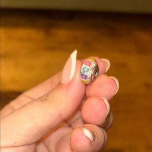 Pandora Hawaii Exclusive Murano Multicolor Floral Charm